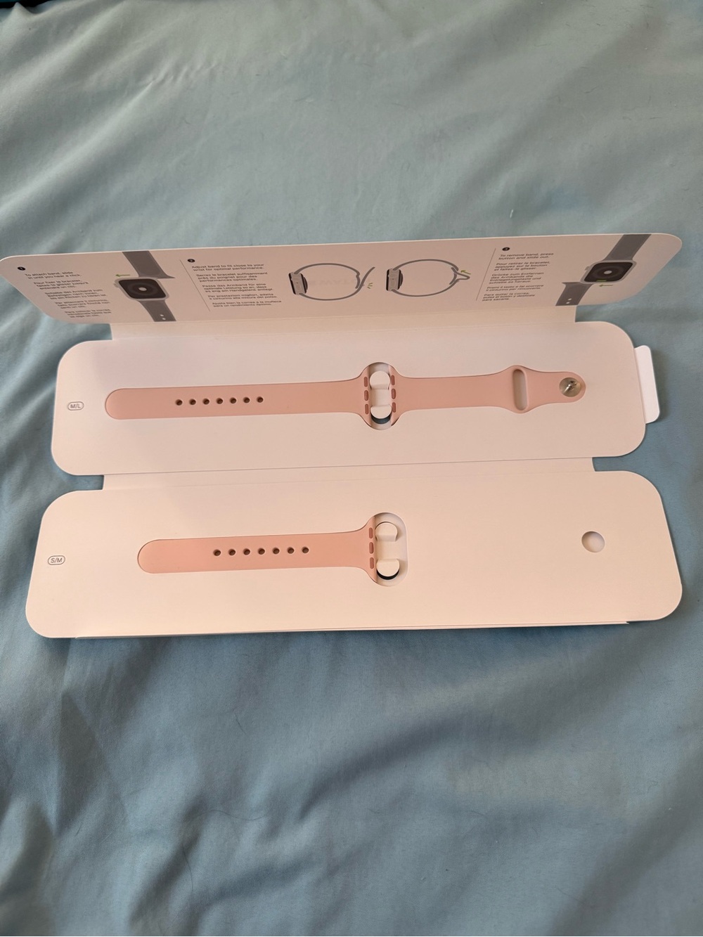 Apple Pink Silicone Sport Band for Apple Watch - Picture 3 of 6